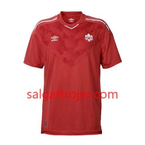 Canada Fodboldtrøjer Hjemmebanesæt Kvindernes VM 2019 Kort ærmer Canada Fodboldtrøjer Hjemmebanesæt Kvindernes VM 2019 Kort ærmer